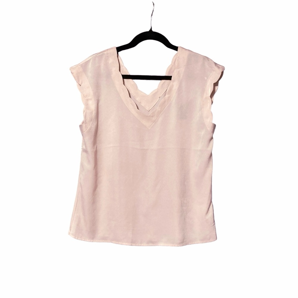 Express v neck sleeveless blouse Pink Medium